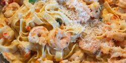 طرز تهیه پاستا میگو به روش رستورانی و با طعمی بی نظیر