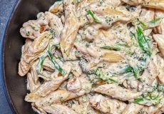 طرز تهیه پاستا سبزیجات