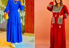 پیراهن بلند برای استایل جذاب