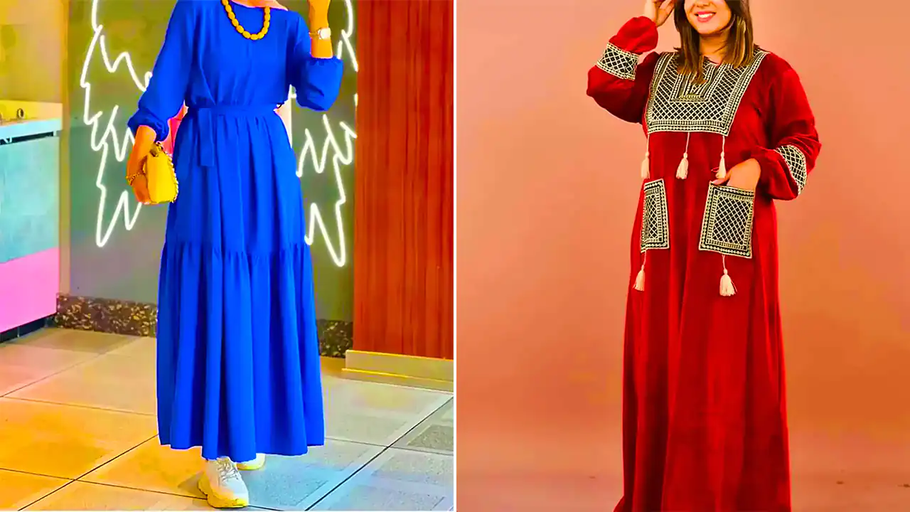 پیراهن بلند برای استایل جذاب