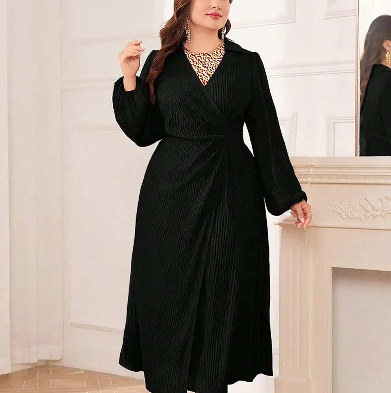 پیراهن ماکسی مجلسی مشکی