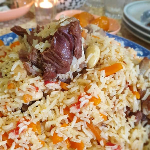 طرز تهیه پلو بخارا