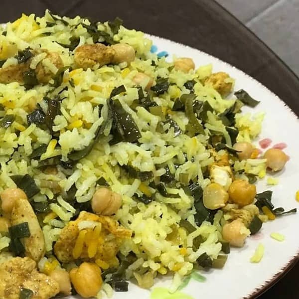 طرز تهیه پلو تره کوهی