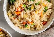 طرز تهیه پلو یونانی