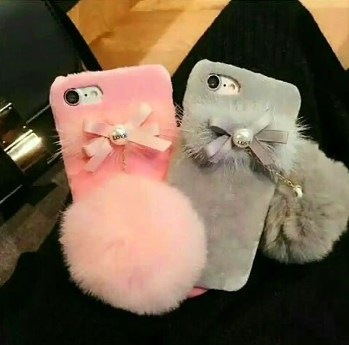 قاب آیفون صورتی دخترونه