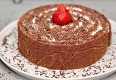 طرز تهیه رول کیک خامه ای