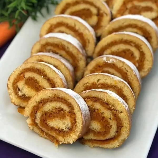 طرز تهیه رولت هویج, رولت حلوای هویج