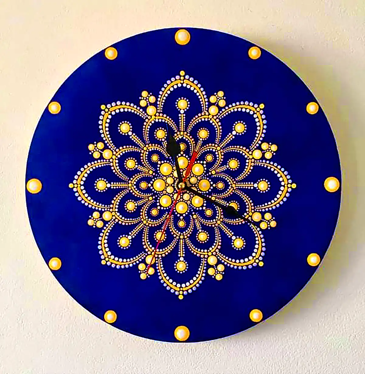 ساعت دیواری رنگی مدرن
