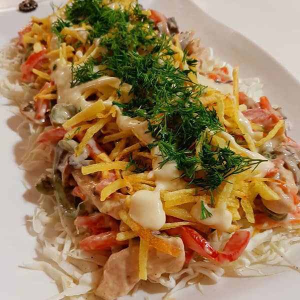 طرز تهیه سالاد چیکن