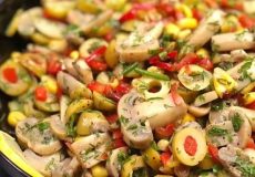 طرز تهیه سالاد قارچ
