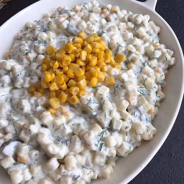 طرز تهیه سالاد ماکارونی با شوید , دستور پختن سالاد ماکارونی با شوید