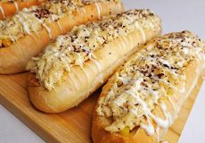 طرز تهیه ساندویچ مرغ خامه ای