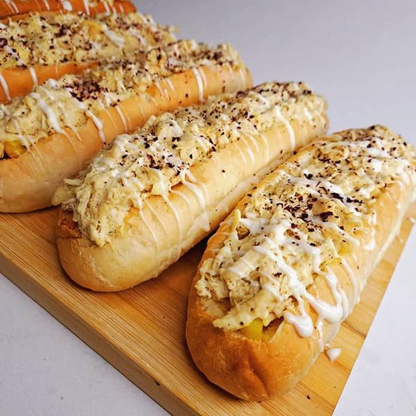 طرز تهیه ساندویچ مرغ خامه ای