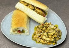 طرز تهیه ساندویچ مرغ مکزیکی