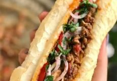طرز تهیه ساندویچ تانتونی گوشت