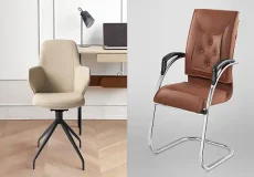 صندلی میز تحریر بدون چرخ + صندلی میز تحریر بدون چرخ برای کارمندای خاص پسند