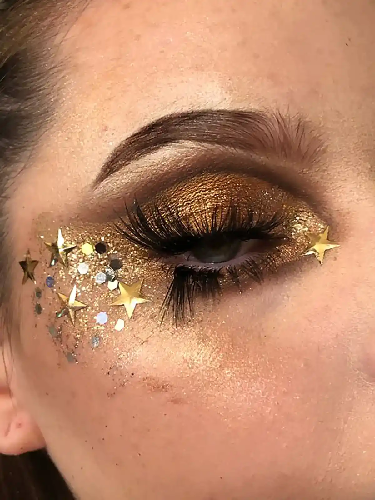سایه چشم طلایی شیک و یونیک