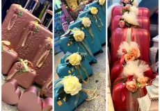ست چمدون مسافرتی عروس