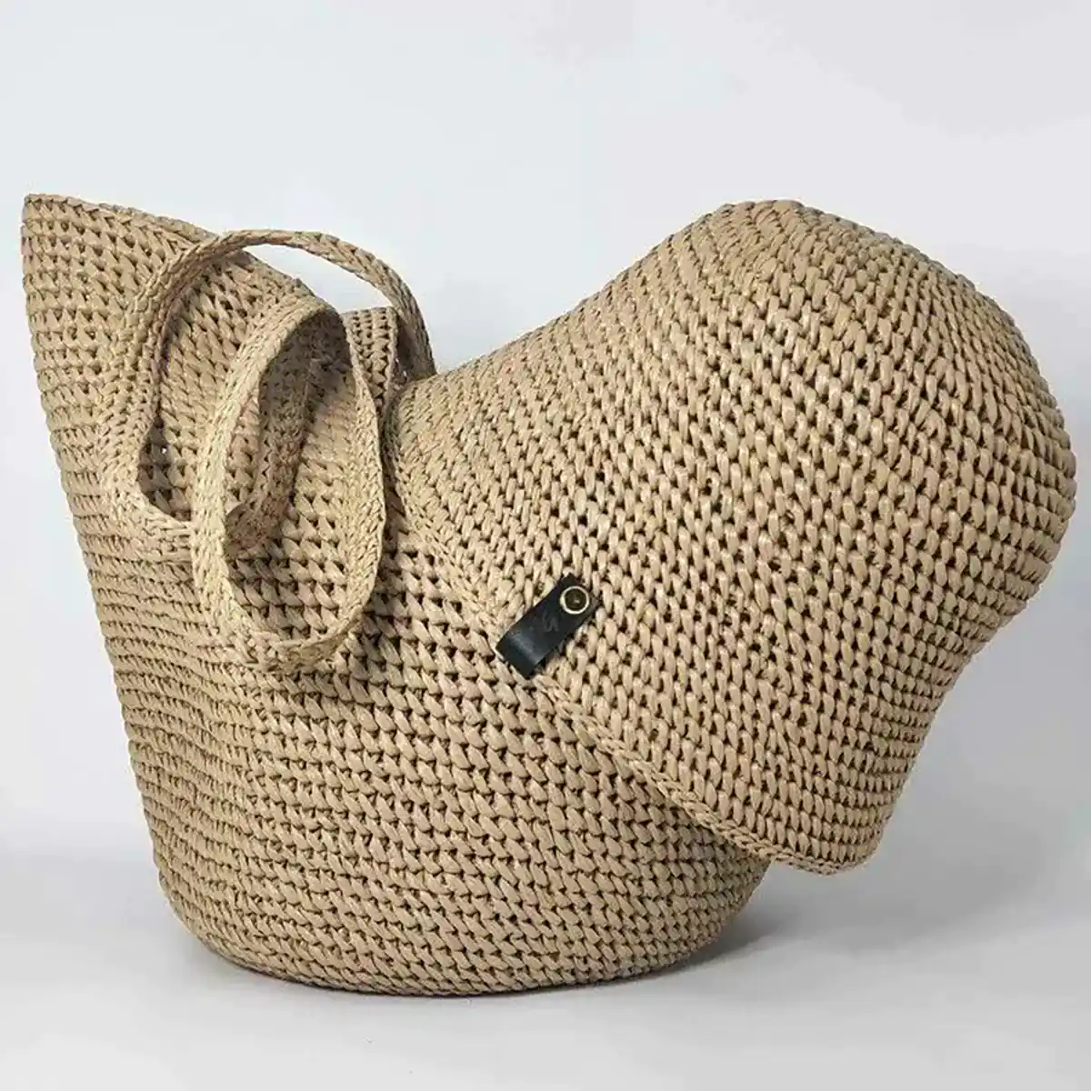 ست کیف و کفش مدرن حصیری