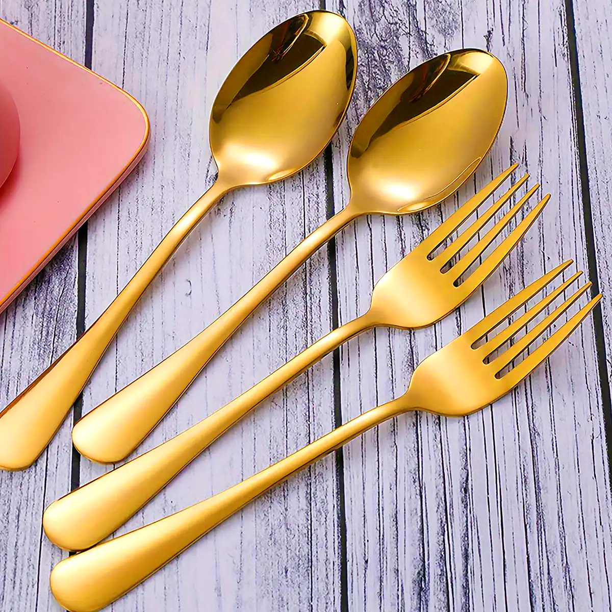 ست قاشق چنگال لاکچری