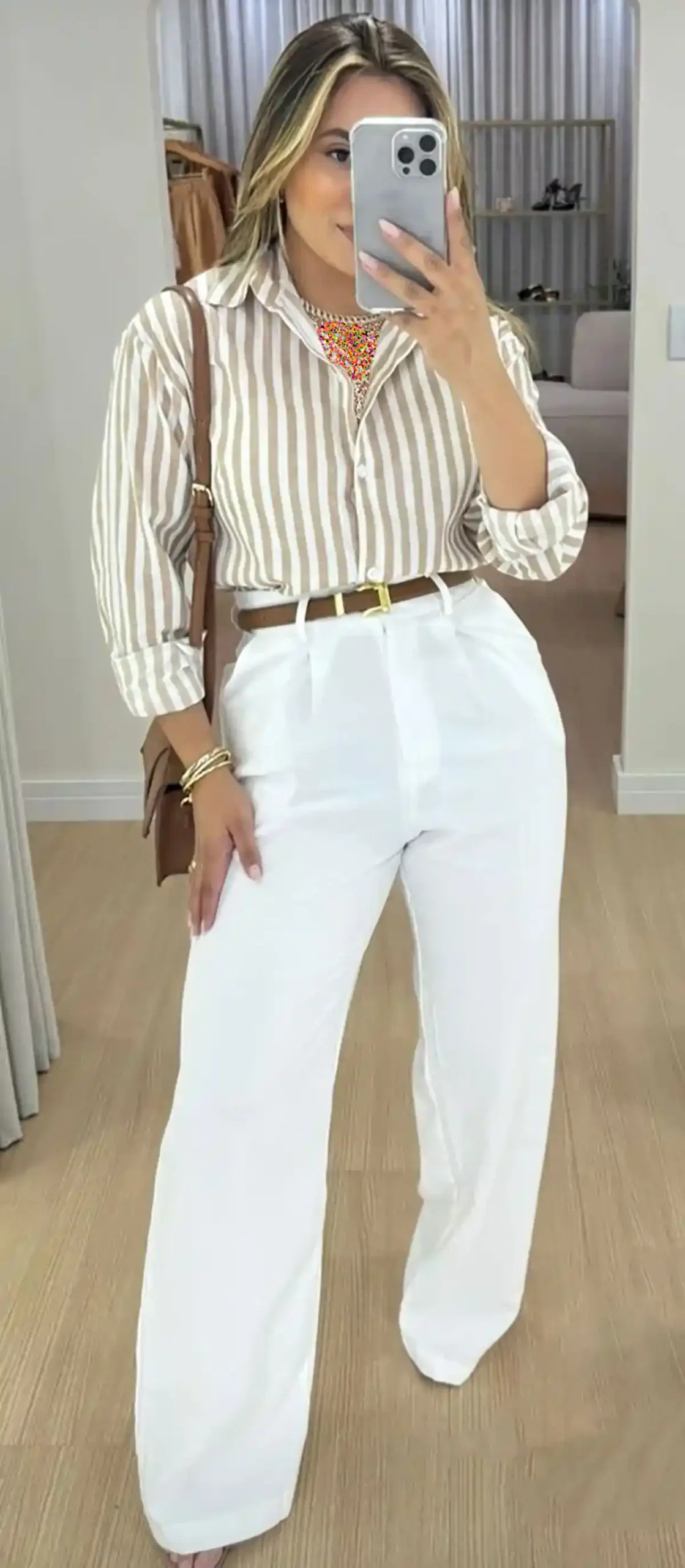 شلوار واید سفید زنانه