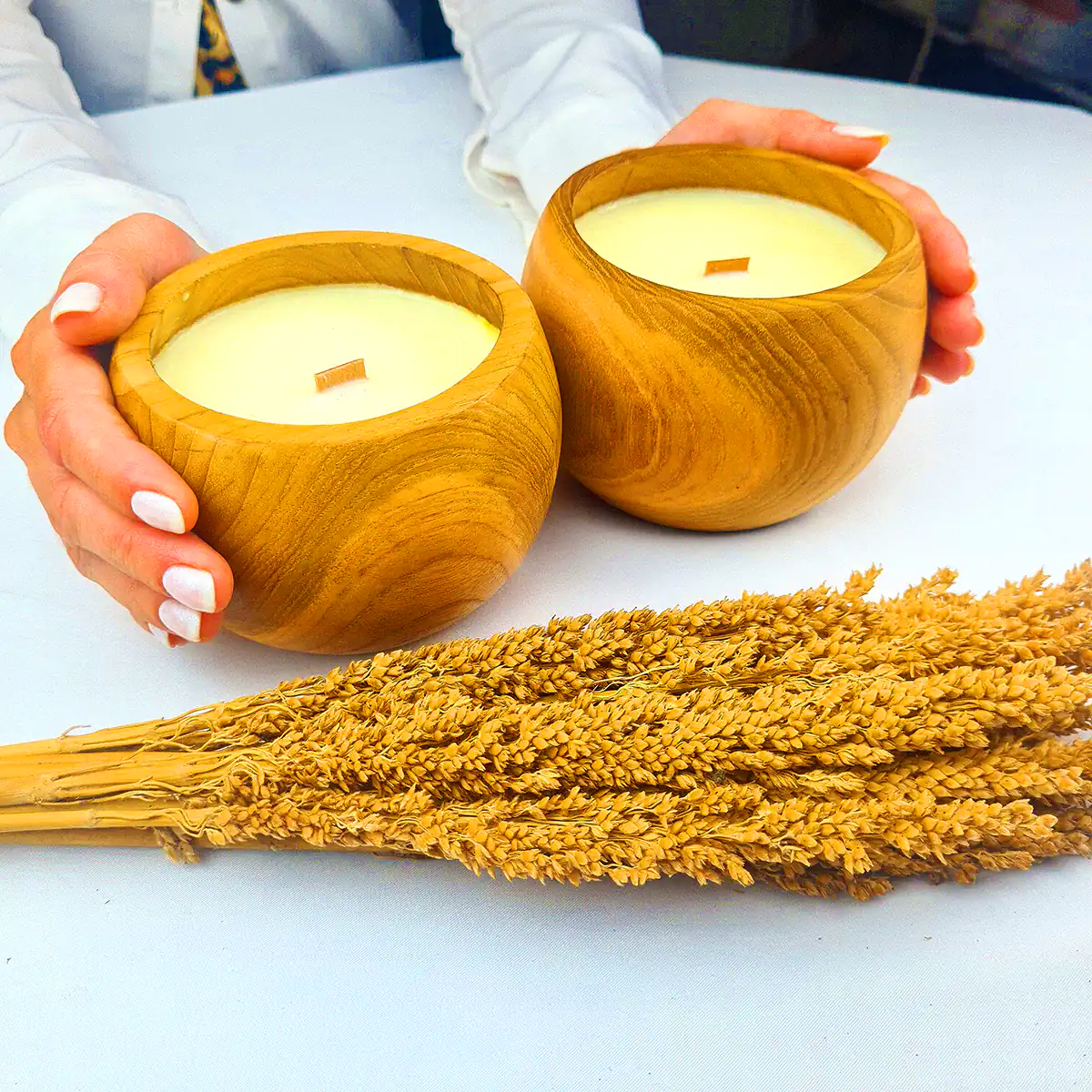 شمع وارمری چوبی
