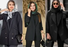 شیکترین مانتو کتی مجلسی مشکی
