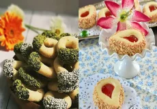 شیرینی مدل اشکی + شیرینی اشکی از ساده‌ترین دستورهای پخت در دنیای شیرینی‌پزی