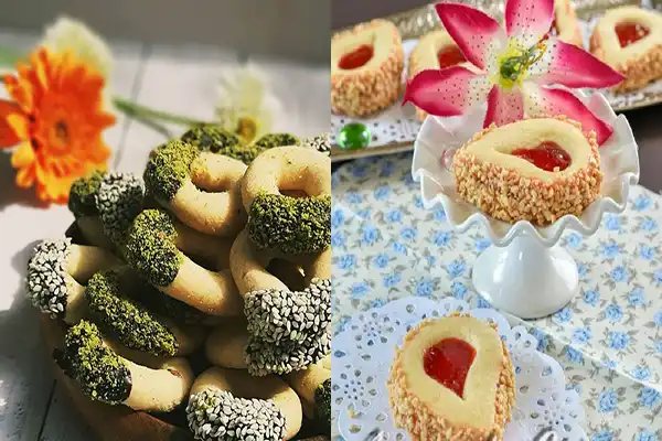 شیرینی مدل اشکی + شیرینی اشکی از سادهترین دستورهای پخت در دنیای شیرینیپزی