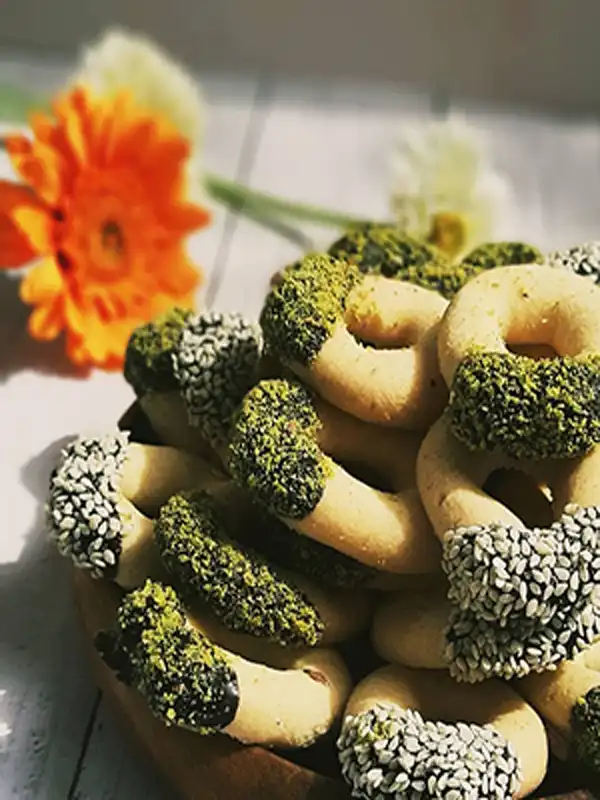 شیرینی مدل اشکی + شیرینی اشکی از سادهترین دستورهای پخت در دنیای شیرینیپزی