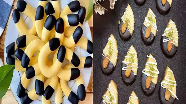 شیرینی مدل اشکی + شیرینی اشکی از سادهترین دستورهای پخت در دنیای شیرینیپزی