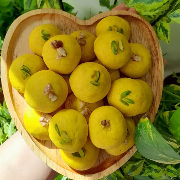 طرز تهیه شیرینی زعفرانی بدون فر , دستور پخت شیرینی زعفرانی بدون فر