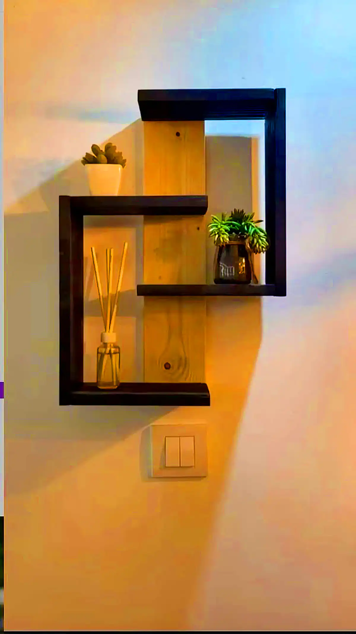 شلف چوبی مینیمال