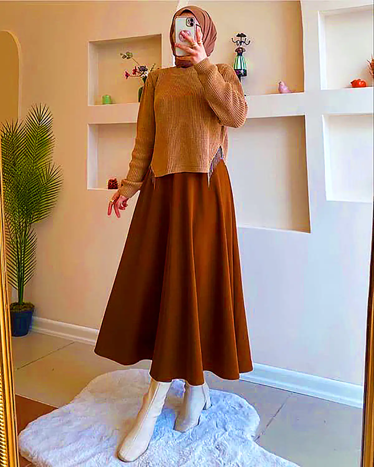 شومیز دامن ساده روزمره 