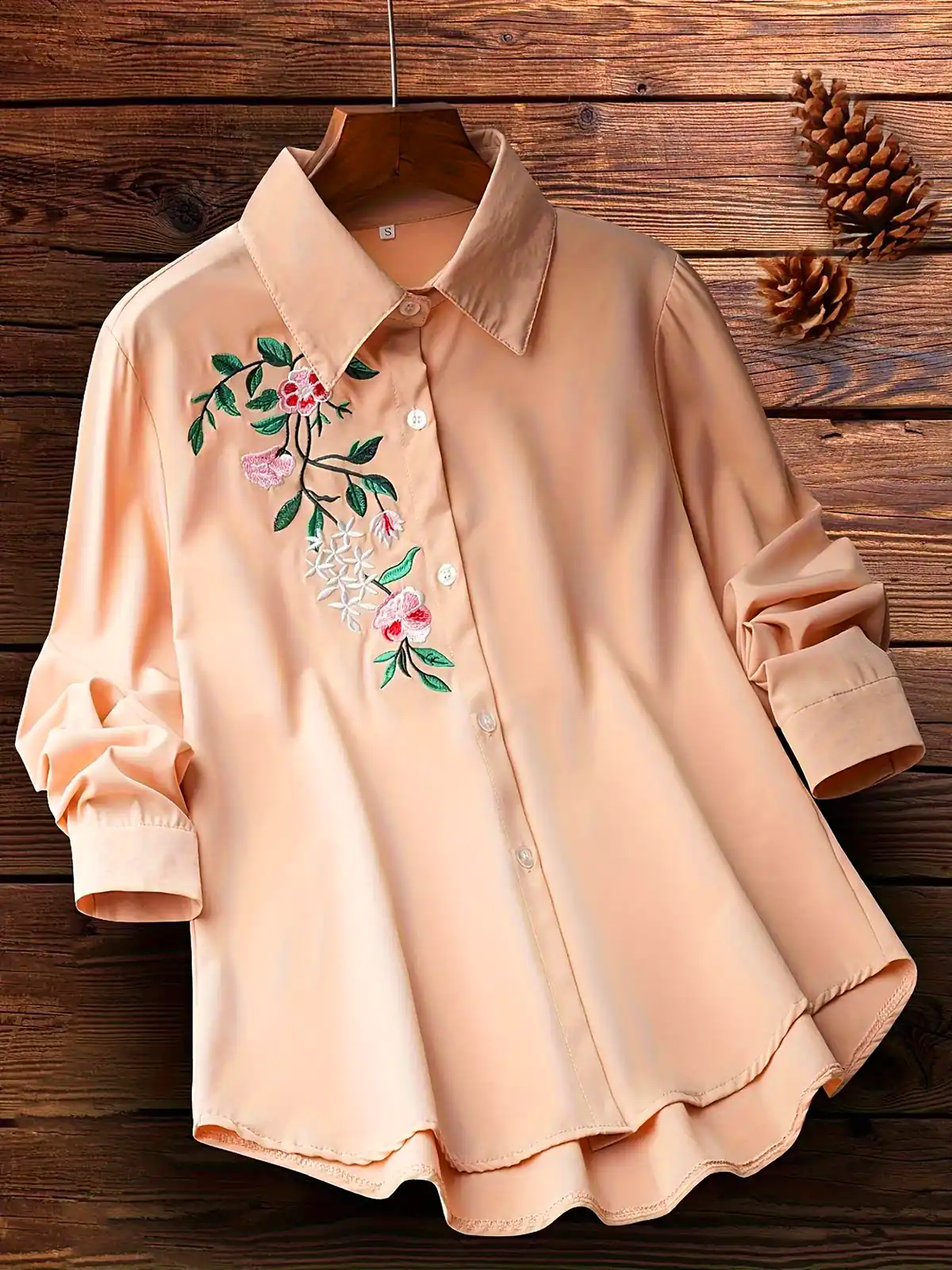 شومیز گلدوزی کژوال
