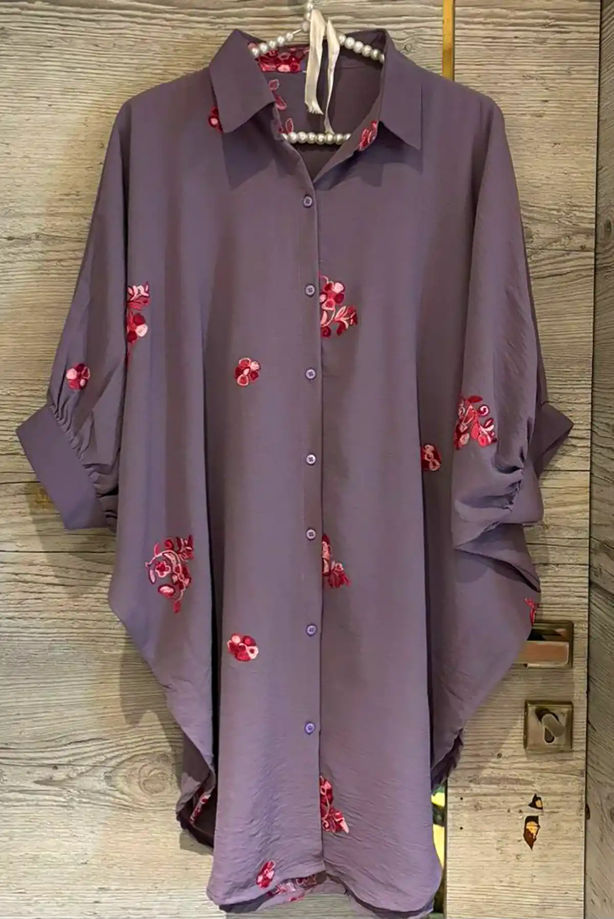 شومیز گلدوزی کژوال