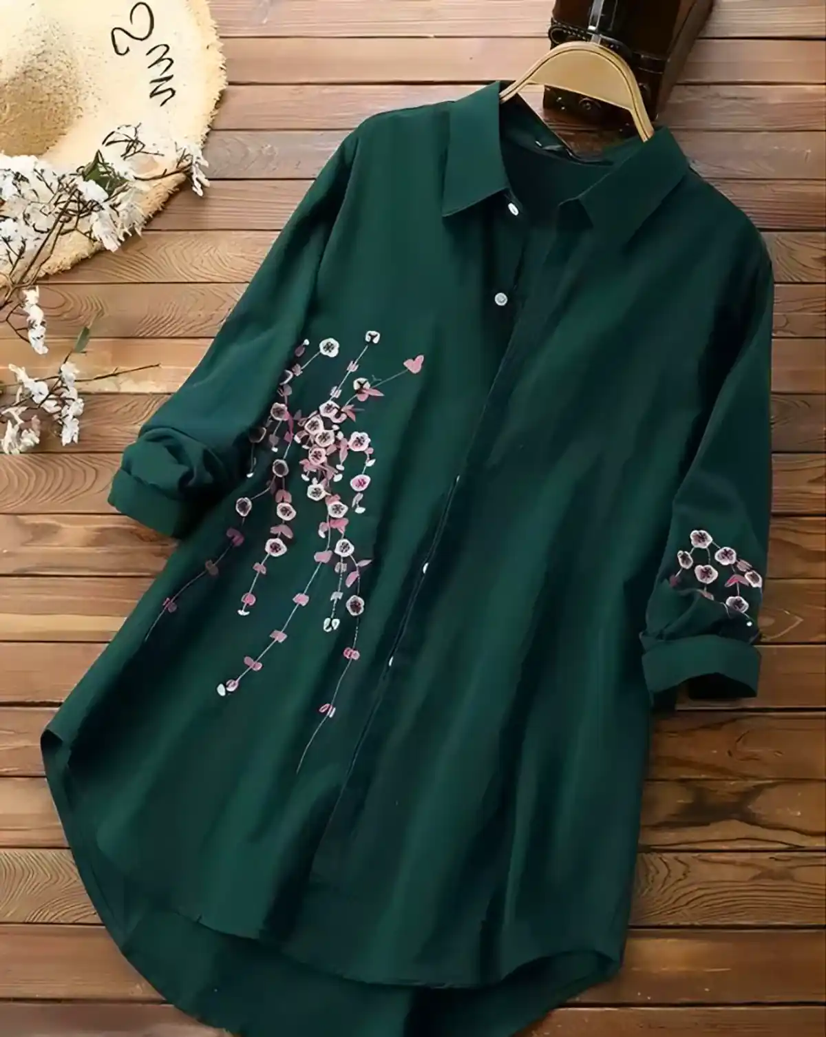 شومیز گلدوزی کژوال
