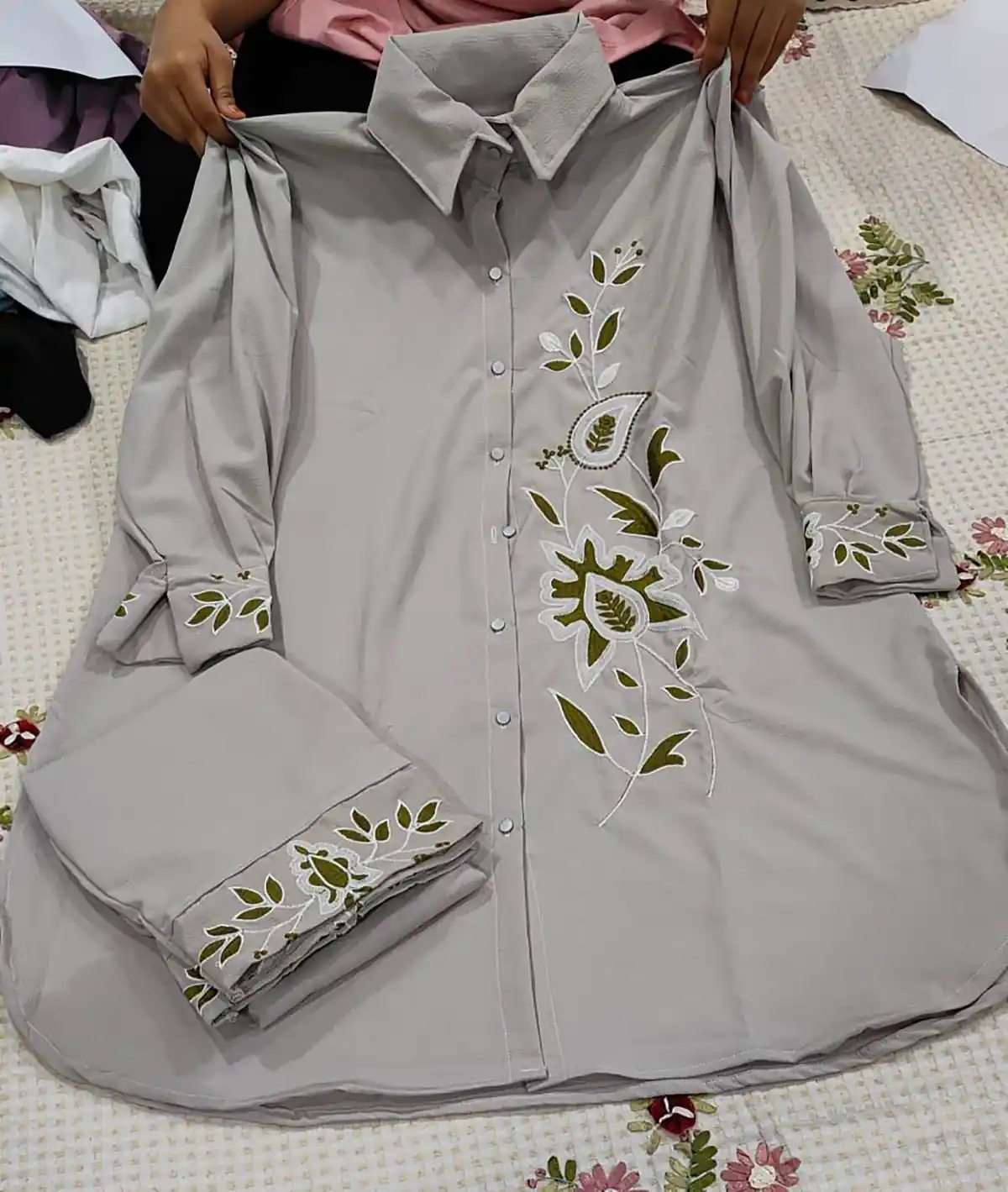 شومیز گلدوزی کژوال