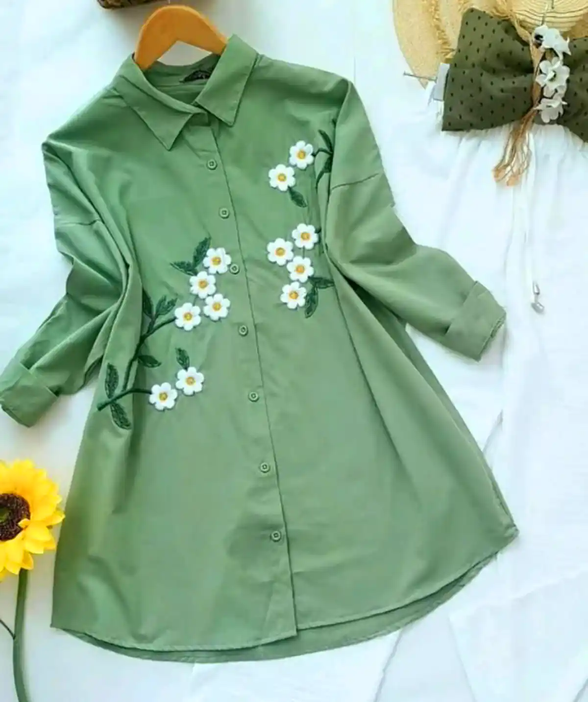 شومیز گلدوزی کژوال