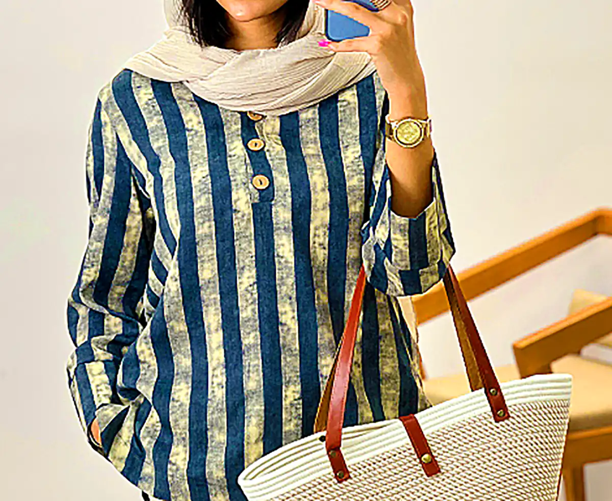 شومیز مانتویی شیک زنانه