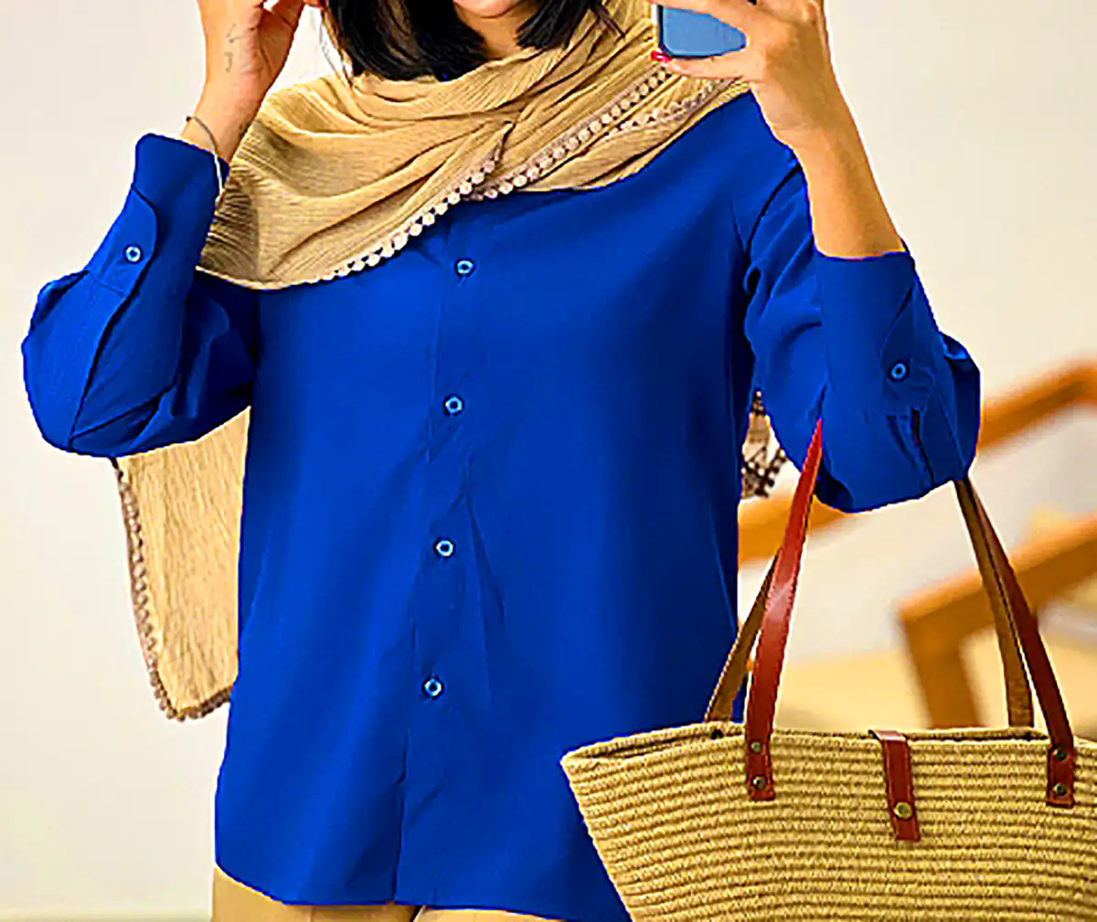 شومیز مانتویی شیک زنانه