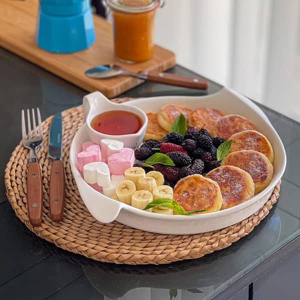 طرز تهیه سیرنیکی , دستور پخت پنکیک روسی , شیرینی صربستانی بلاروسی