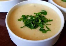 طرز تهیه سوپ برنج خامه ای