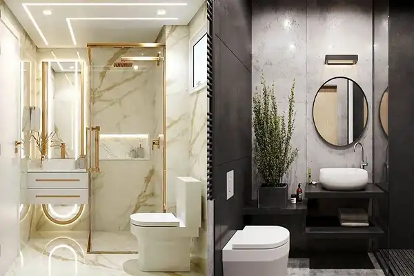 سرویس بهداشتی + سرویس بهداشتی با فضای لوکس و لاکچری