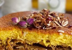 طرز تهیه ته چین مرغ و بادمجان