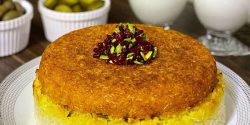 طرز تهیه ته چین مرغ ساده و خوشمزه به روش خونگی