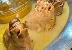 تمیز کردن کله پاچه