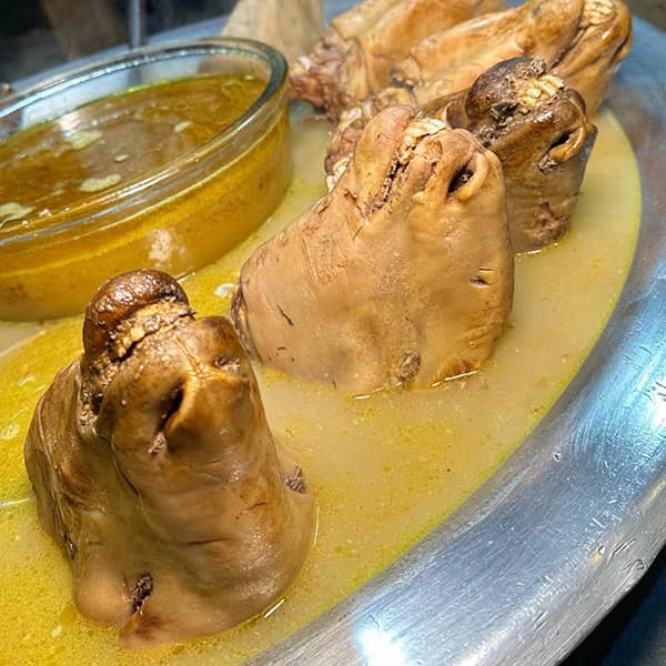 تمیز کردن کله پاچه