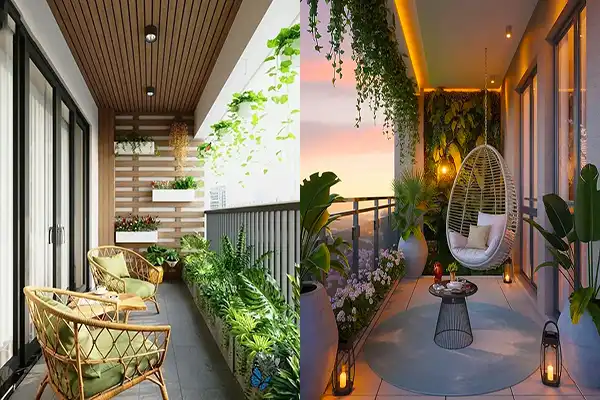 طراحی تراس + یه فضاهای دنج و سبز منحصربفرد با طراحی کاربردی تراس