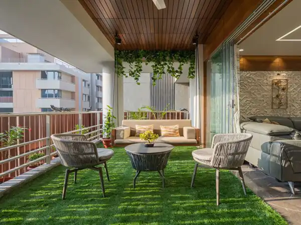 طراحی تراس + یه فضاهای دنج و سبز منحصربفرد با طراحی کاربردی تراس